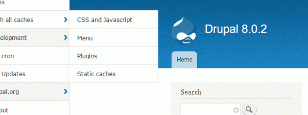 módulo admin toolbar drupal
