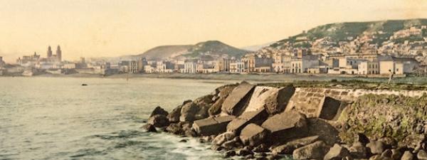 fotografía antigua de la ciudad de Las Palmas