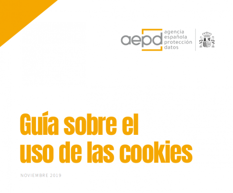Portada de la Guía sobre el uso de las Cookies de la Agencia Española de Protección de Datos