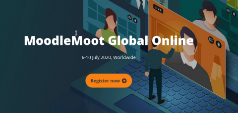 Frontpage del sitio web de MoodleMoot Global